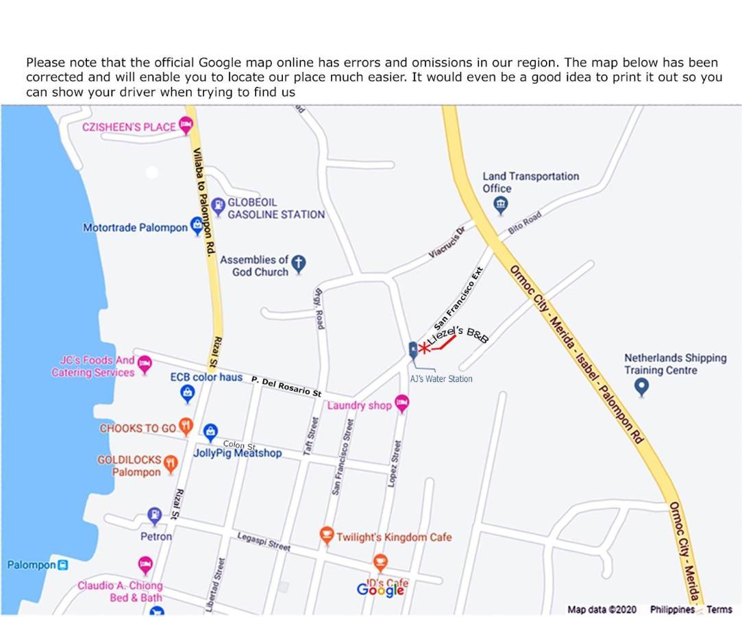 Leizel'S Bed & Breakfast Palompon 外观 照片
